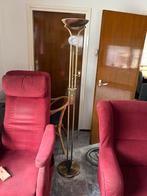 Hoge goudkleurige kamerlamp - staande lamp, Ophalen, Gebruikt, Metaal, 150 tot 200 cm