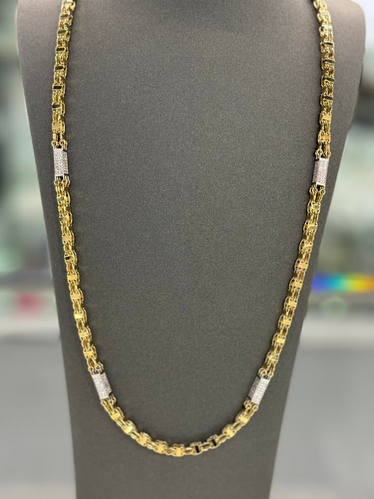 14K Goud - Gouden Ketting - 14Karaat - Nieuw - 37.38gr, Ophalen of Verzenden, Nieuw, Goud, Goud