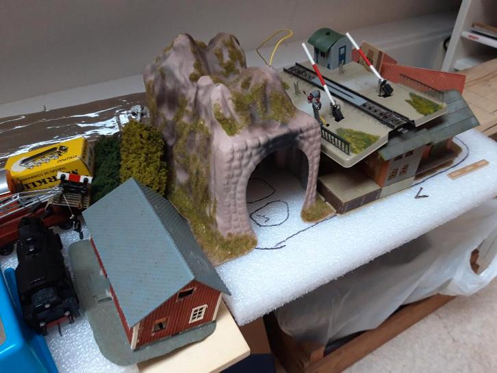 Zolderopruiming Marklin startset 1, Hobby en Vrije tijd, Modeltreinen | H0, Gebruikt, Treinset, Wisselstroom, Märklin, Analoog