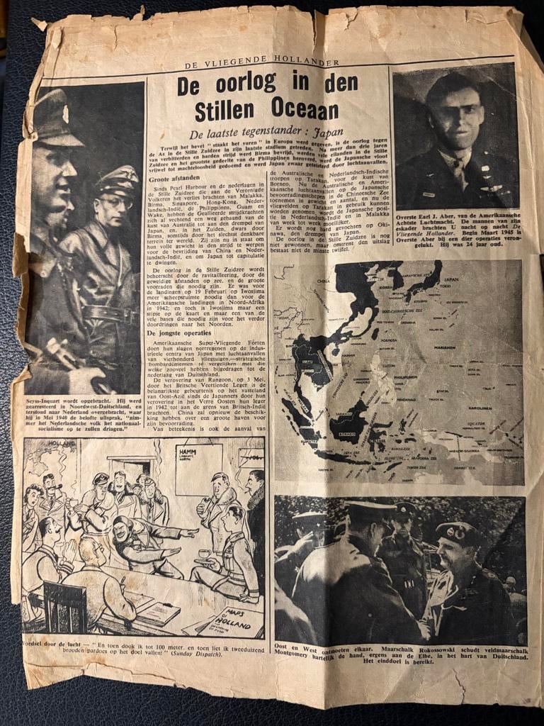 De Vliegende Hollander - 10 mei 1945, Ophalen of Verzenden, Gelezen, Krant