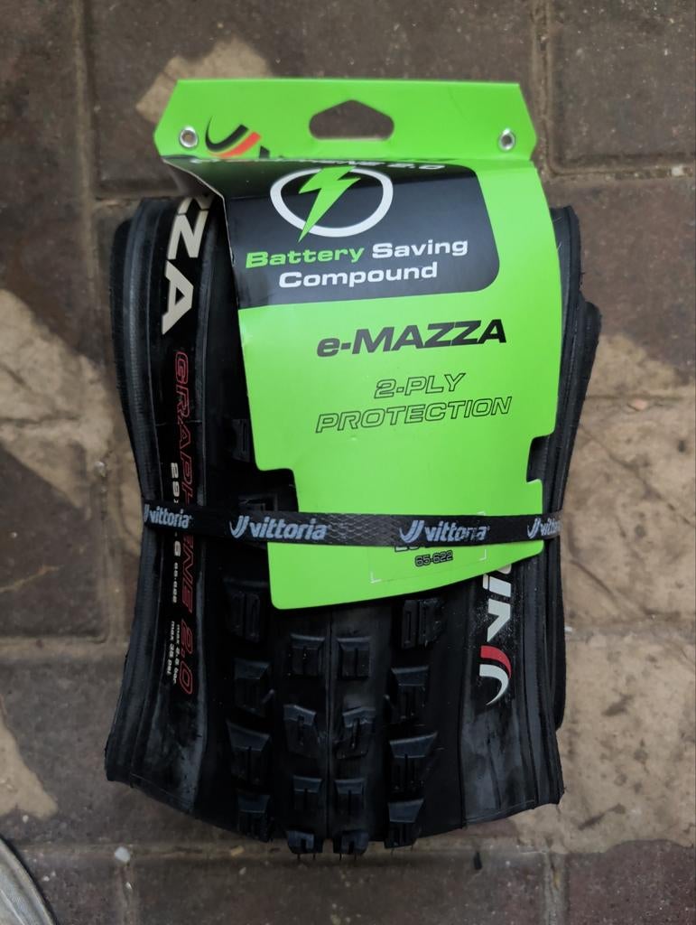 2x Vittoria E-Mazza Enduro Graphene 2.0 4C TLR vouwband, Fietsen en Brommers, Ophalen of Verzenden