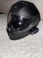 Scorpion exo-520 evo air solid met CARDO PACKTALK EDGE ZGAN, Ophalen of Verzenden, Tweedehands, Systeemhelm, Overige merken