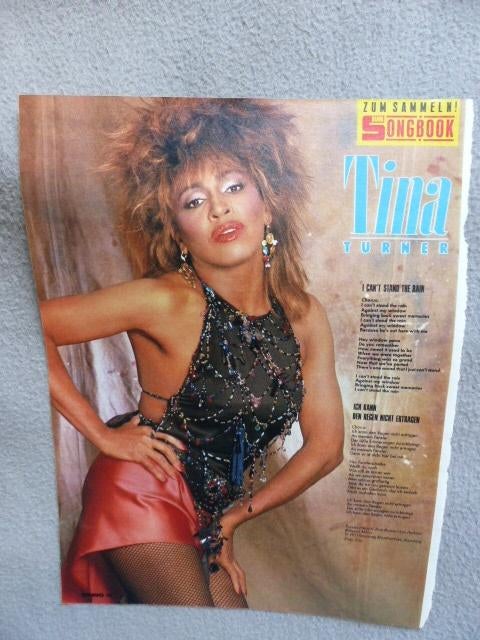tina turner knipsels jaren 80, Verzamelen, Ophalen of Verzenden, 1980 tot heden, Nederland, Knipsel(s)
