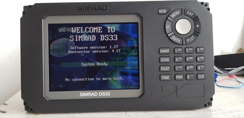 Simrad DS33 KAARTPLOTTER fishfinder., Ophalen of Verzenden, Zo goed als nieuw, Kaartplotter of Fish Finder