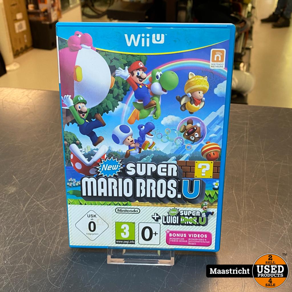 Nintendo Wii U Game - New Super Mario Bros U, Nintendo, Zo goed als nieuw, Support@nintendo.com, 11-1 Hokotate-cho, Kamitoba, Minami-ku
Kyoto 601-8501
Japan