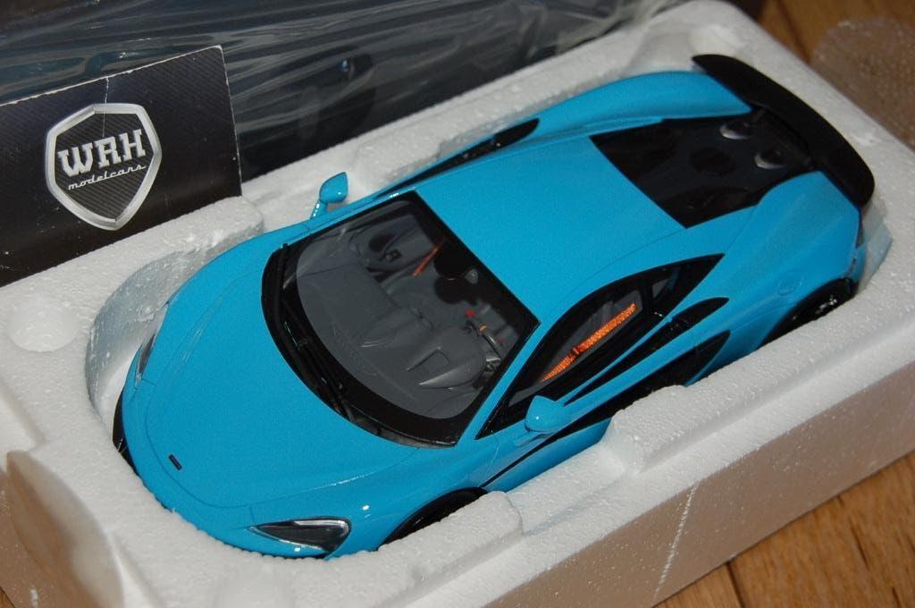 1:18 MCLAREN 600 LT blue GT spirit GT310 WRH, Hobby en Vrije tijd, Modelauto's | 1:18, Verzenden, Zo goed als nieuw, Auto, Overige merken