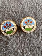 Oude emaille speldjes. I.V.A.O. De Natuurvrienden. Nu NIVON., Ophalen of Verzenden, Zo goed als nieuw, Overige onderwerpen, Speldje of Pin