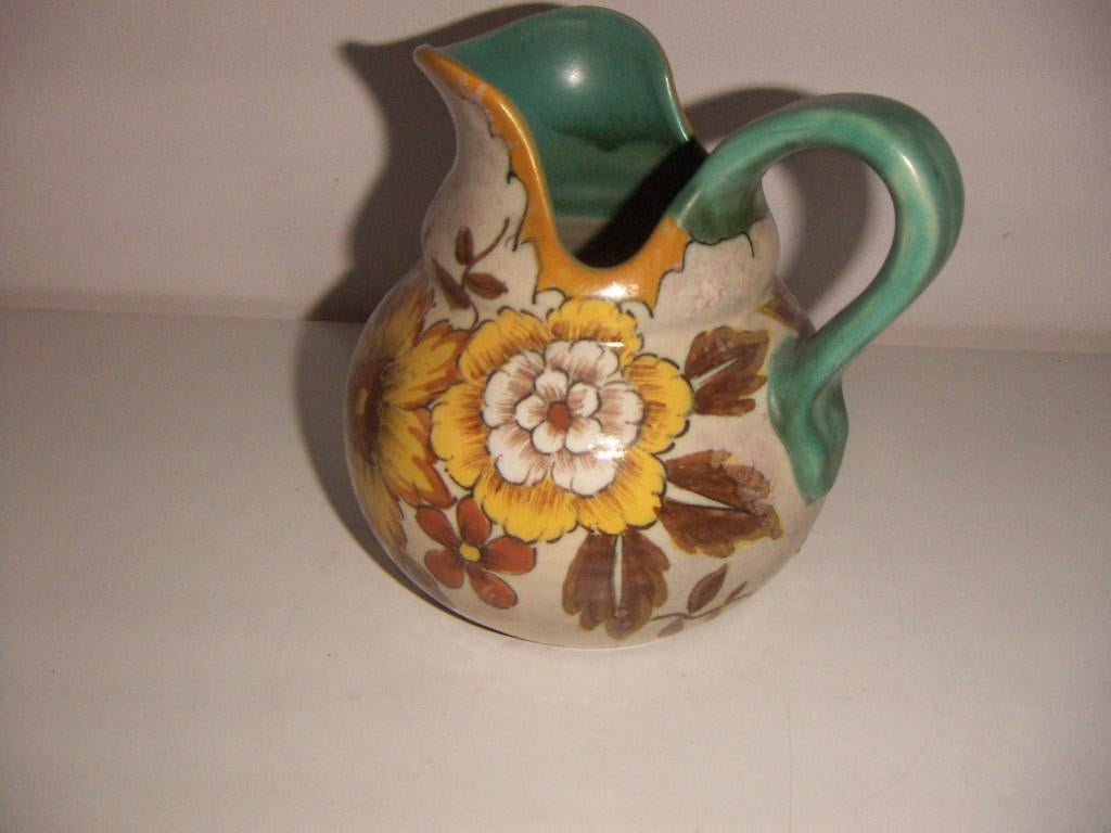 Zuid Holland Gouda plateel keramiek kan jr.1930-1935. Dena., Overige kleuren, Aardewerk of Porselein, Ophalen of Verzenden, Zo goed als nieuw