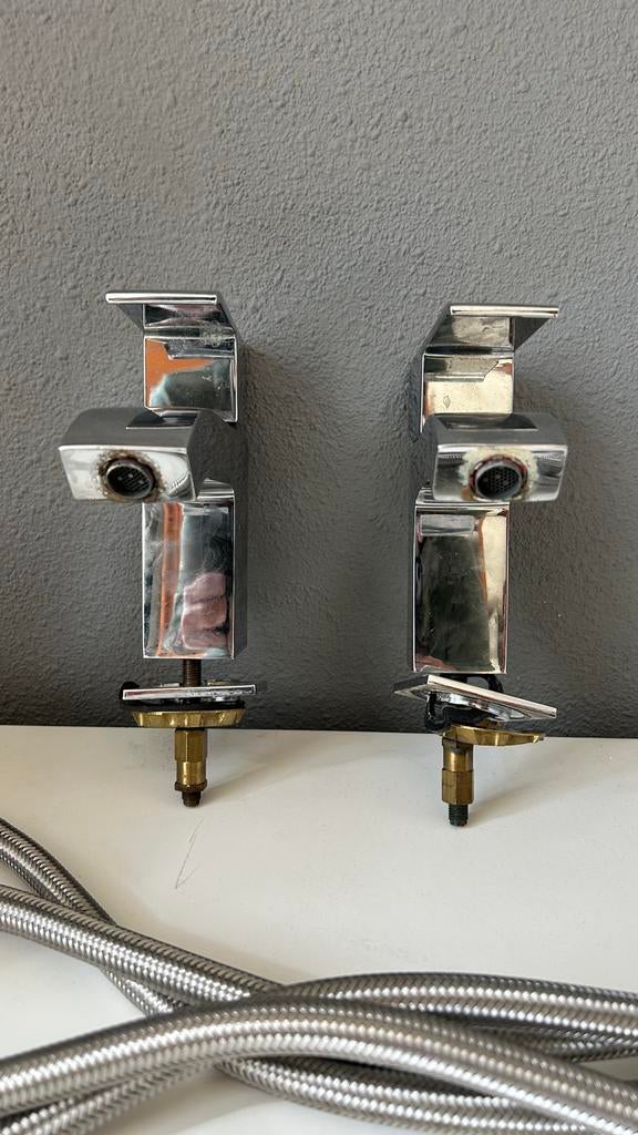 Tress badkamerkranen gebruikt, Ophalen of Verzenden, Gebruikt, Chroom, Kraan