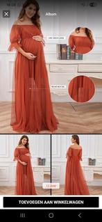 Mooie zwangerschapsjurk voor fotoshoot - Maat S, Ophalen of Verzenden