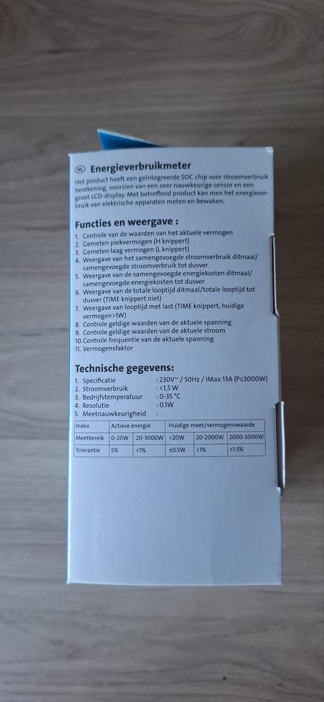 Kopp Energieverbruikmeter, Ophalen, Nieuw