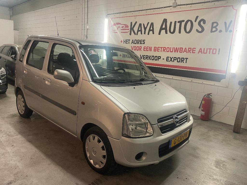 Opel Agila 1.2 I 16V 2004 Grijs, Auto's, Voorwielaandrijving, Bedrijf, Handgeschakeld, 955 kg
