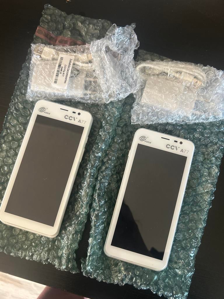 2 Nieuwe CCV Pax A77 Pinautomaten - Ongebruikt met Folie, Ophalen of Verzenden