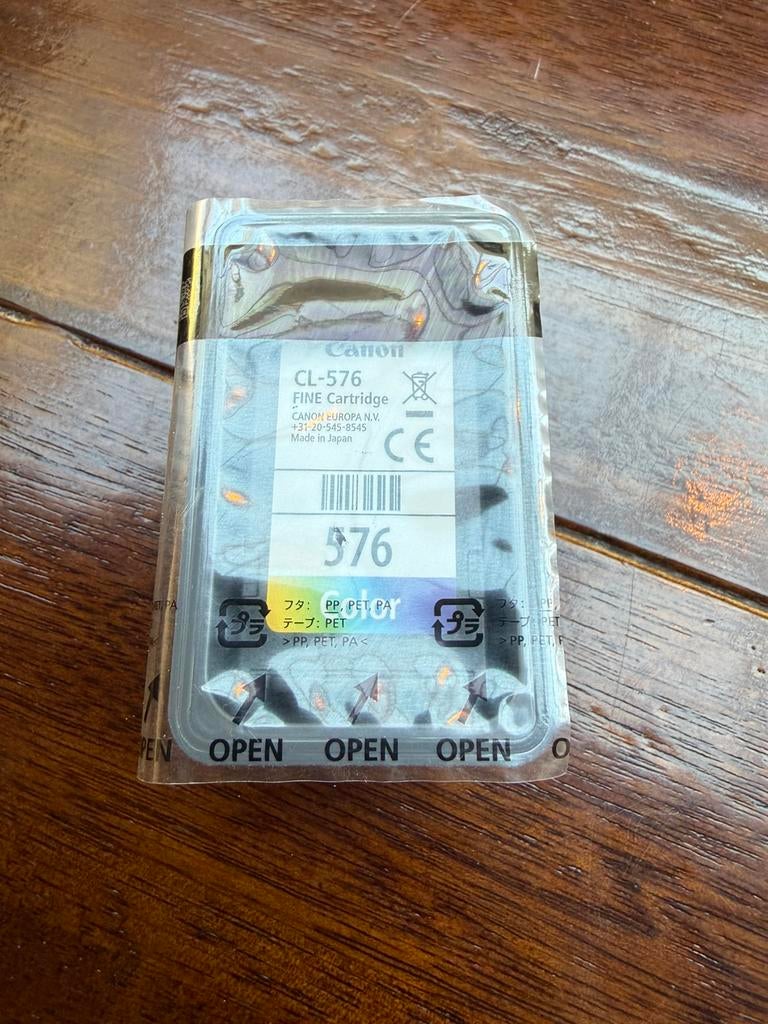 Nieuwe originele Canon CL-576 kleuren fine cartridge, Ophalen of Verzenden, Nieuw, Cartridge, Canon