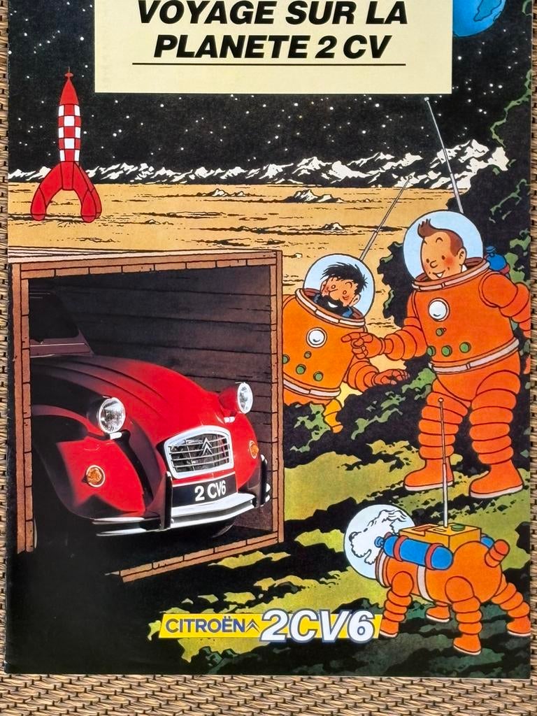 Brochure Citroen 2CV6, Voyage sur la planète 2CV, Eén stripboek, Verzenden, Zo goed als nieuw