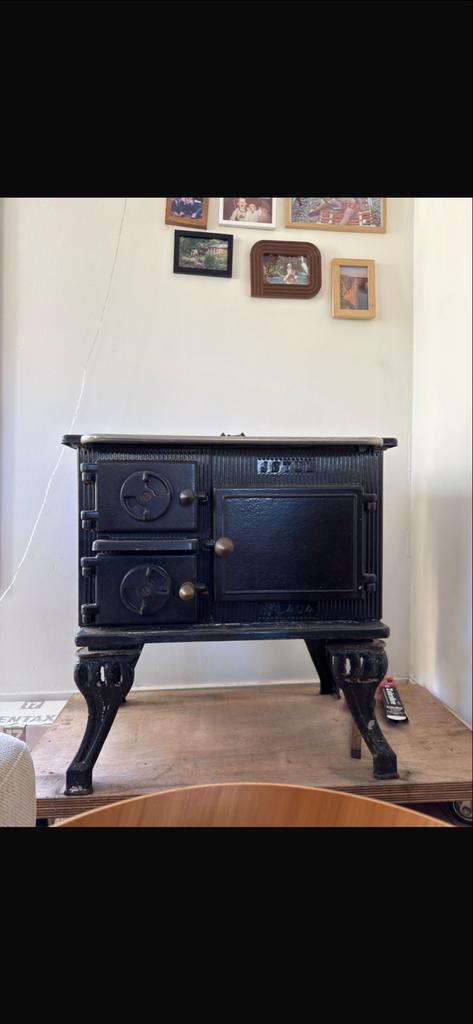 Houtkachel, Huis en Inrichting, Kachels, Gebruikt, Houtkachel, Ophalen of Verzenden, Vrijstaand