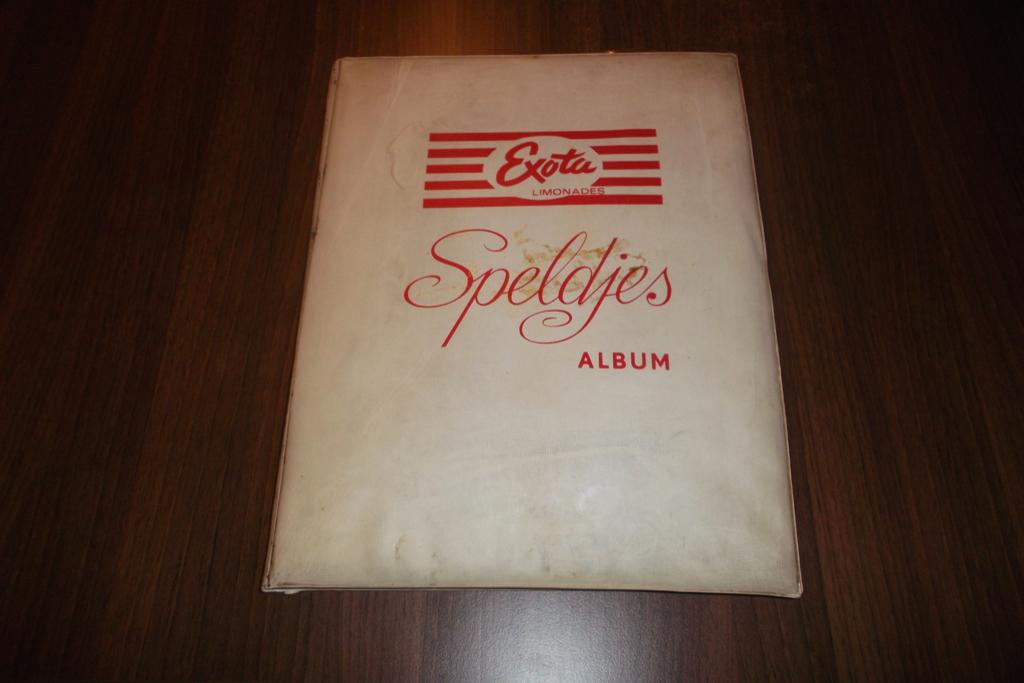 Oude EXOTA speldjes album, Ophalen of Verzenden, Gebruikt, Gebruiksvoorwerp