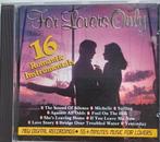 CD - For Lovers Only (16 Romantic Instrumentals), Ophalen of Verzenden, Zo goed als nieuw