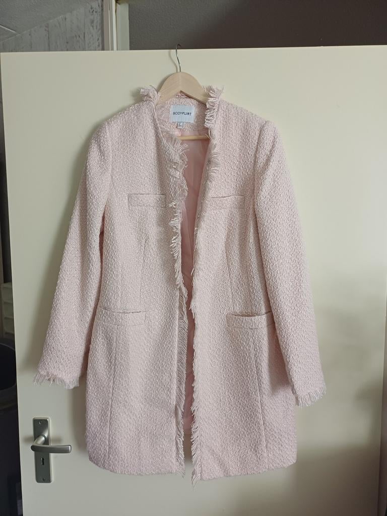 Lange blazer Bodyflirt maat 42, Ophalen, Zo goed als nieuw, Maat 42/44 (L), Roze