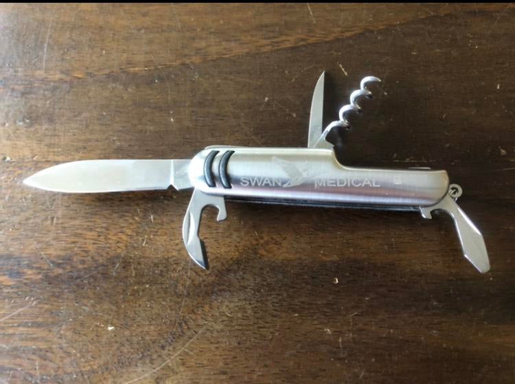 Nieuw zakmes met 5 functies 9 cm lang, Ophalen of Verzenden, Nieuw