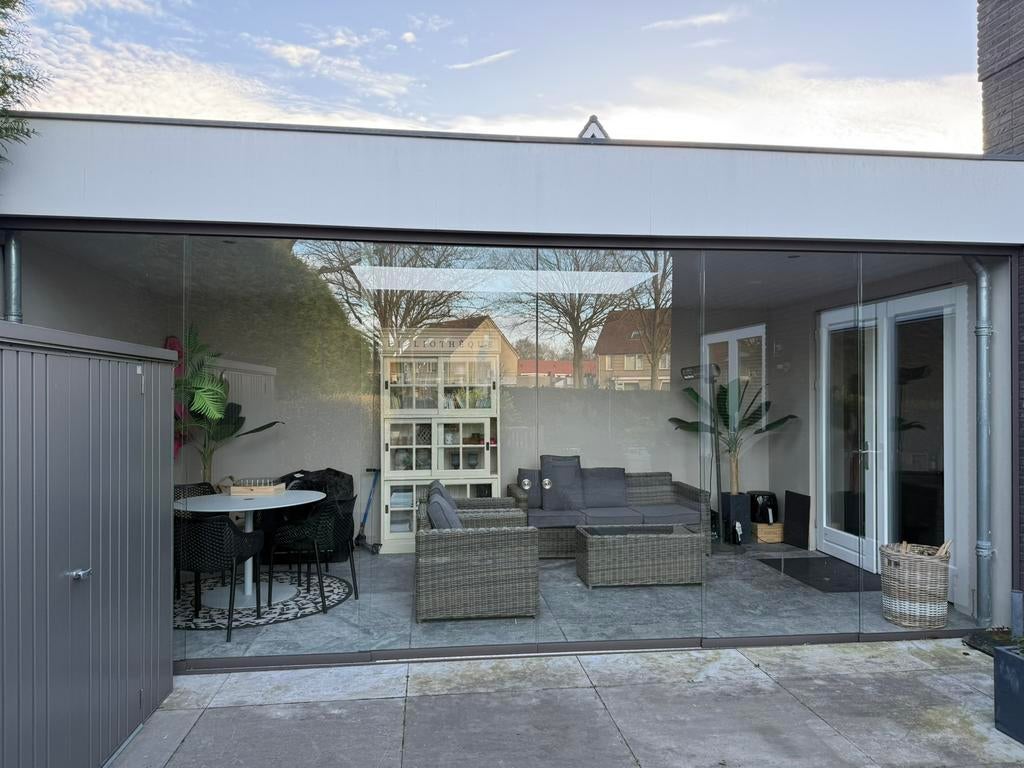 Weinor glazen schuifwand, Ophalen, Zo goed als nieuw, Veranda