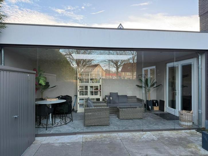 Weinor glazen schuifwand, Tuin en Terras, Overkappingen, Zo goed als nieuw, Veranda, Ophalen