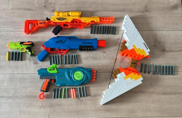 Nerf, Kinderen en Baby's, Speelgoed | Buiten | Actiespeelgoed, Zo goed als nieuw, Ophalen
