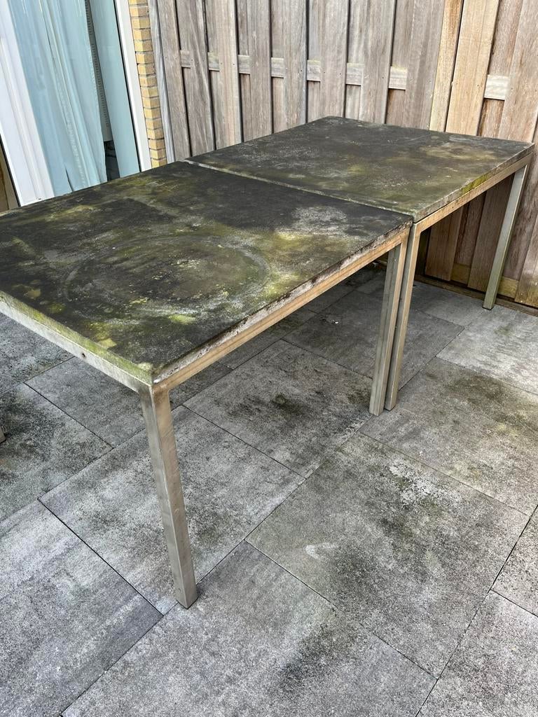 Tuintafel, Ophalen of Verzenden, Gebruikt, Vierkant