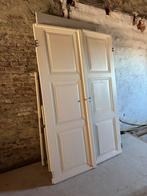 Dubbele oude kloosterdeuren uit 1882, Ophalen, Gebruikt, Binnendeur, Hout