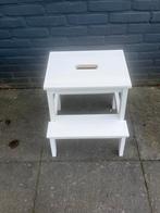 IKEA Kruk Opstapje Wit - Gebruikt als decor, Huis en Inrichting, Krukjes, Verzenden, Gebruikt, Overige materialen