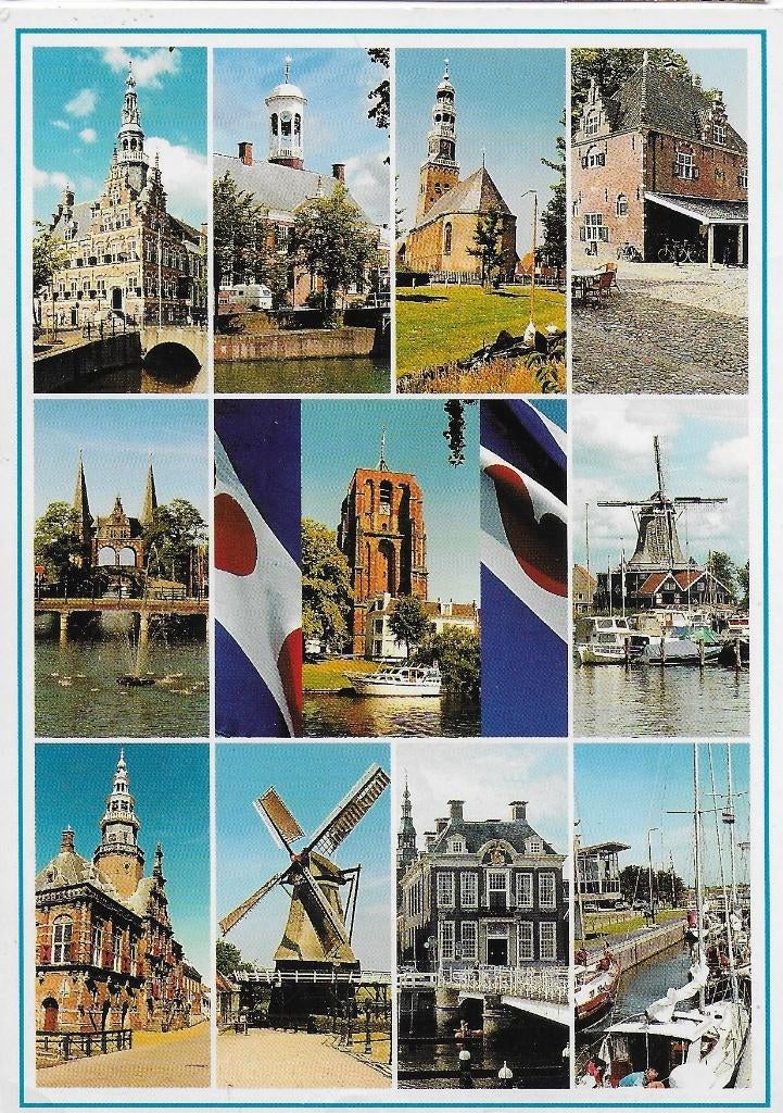 Q745 Ongelopen ansichtkaart Friesland, Verzamelen, Ansichtkaarten | Nederland, Ophalen of Verzenden, 1980 tot heden, Ongelopen