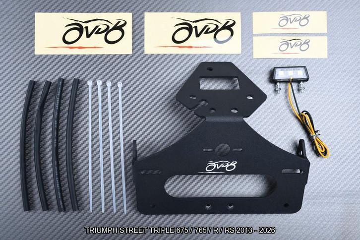 Kentekenplaathouder TRIUMPH STREET TRIPLE 675 765 2013 2026, Motoren, Accessoires | Overige, Nieuw, Ophalen of Verzenden