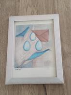 Patty Harpenau zeefdruk 3 eieren., Antiek en Kunst, Ophalen of Verzenden