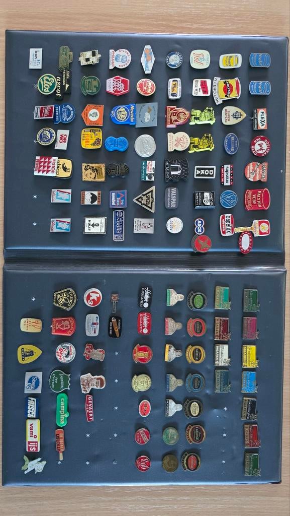 Diverse vintage speldjes: sigaren, verf, ijs & meer, Ophalen of Verzenden, Gebruikt, Merk, Speldje of Pin