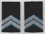 Set rang Marechaussee (KMar) - Marechaussee 1e kl (zwart),, Ophalen of Verzenden, Marechaussee, Nederland, Embleem of Badge