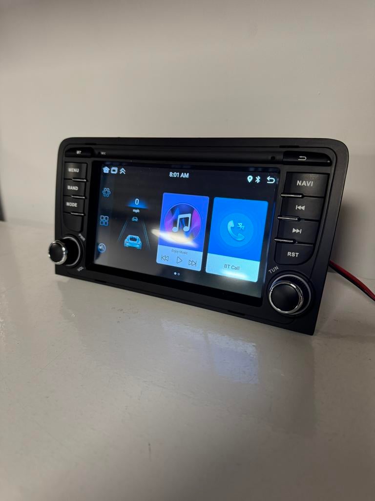 Audi A3 Radio met CarPlay & Android Auto (2003-2012 2dehans, Ophalen, Gebruikt