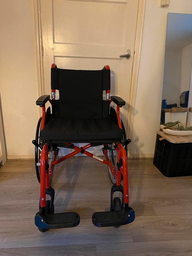Sky rolstoel 48 cm, Diversen, Rolstoelen, Zo goed als nieuw, Handbewogen rolstoel, Inklapbaar, Ophalen