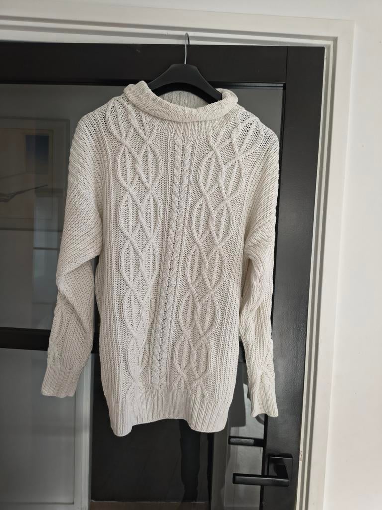 Witte katoenen trui Scapa, Kleding | Dames, Truien en Vesten, Scapa, Ophalen of Verzenden, Maat 38/40 (M), Wit