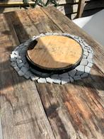 Steiger houten tafel met bbq, Ophalen of Verzenden, Gebruikt