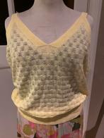 King Louie top zomer geel ajour M, Kleding | Dames, Maat 38/40 (M), Verzenden, Geel, Zo goed als nieuw