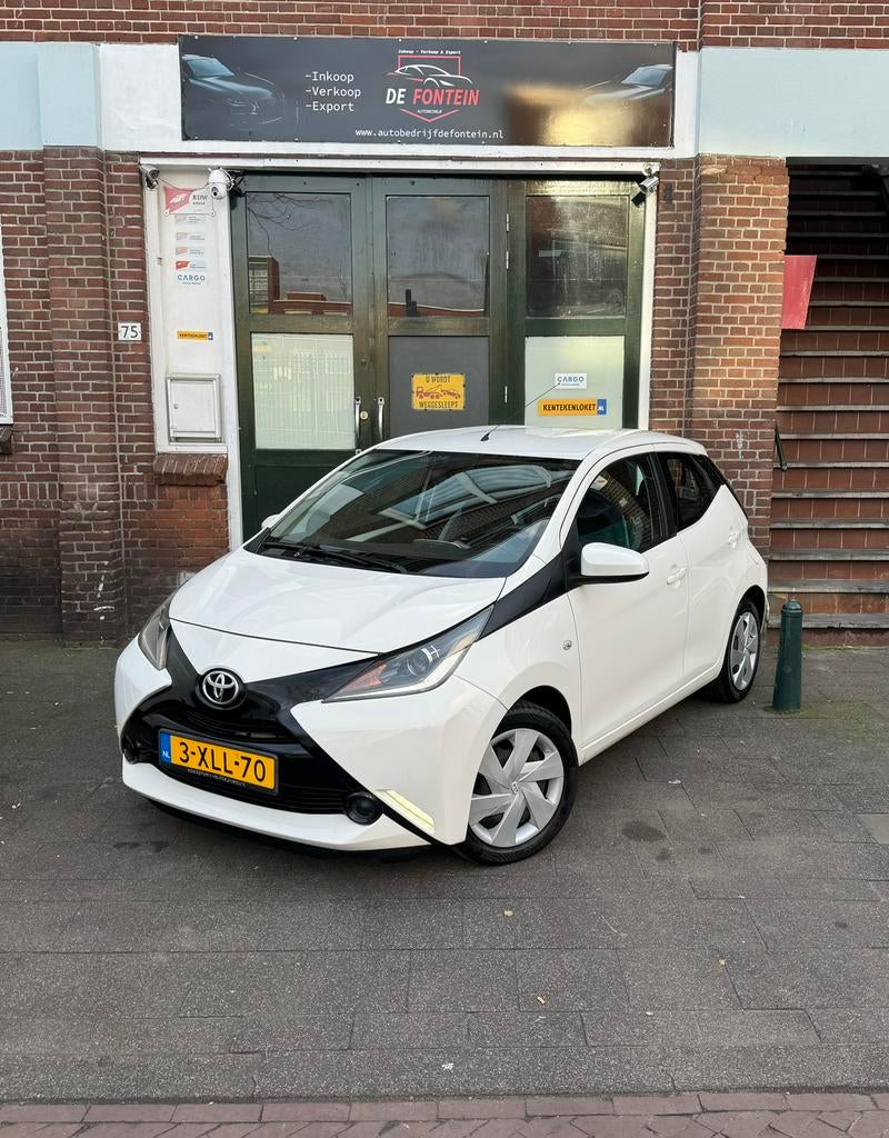 Toyota Aygo 1.0 12V Vvt-i Ddrs 2014 Airco/Nwe APK/Boekjes, Voorwielaandrijving, Stof, Zwart, 4 stoelen