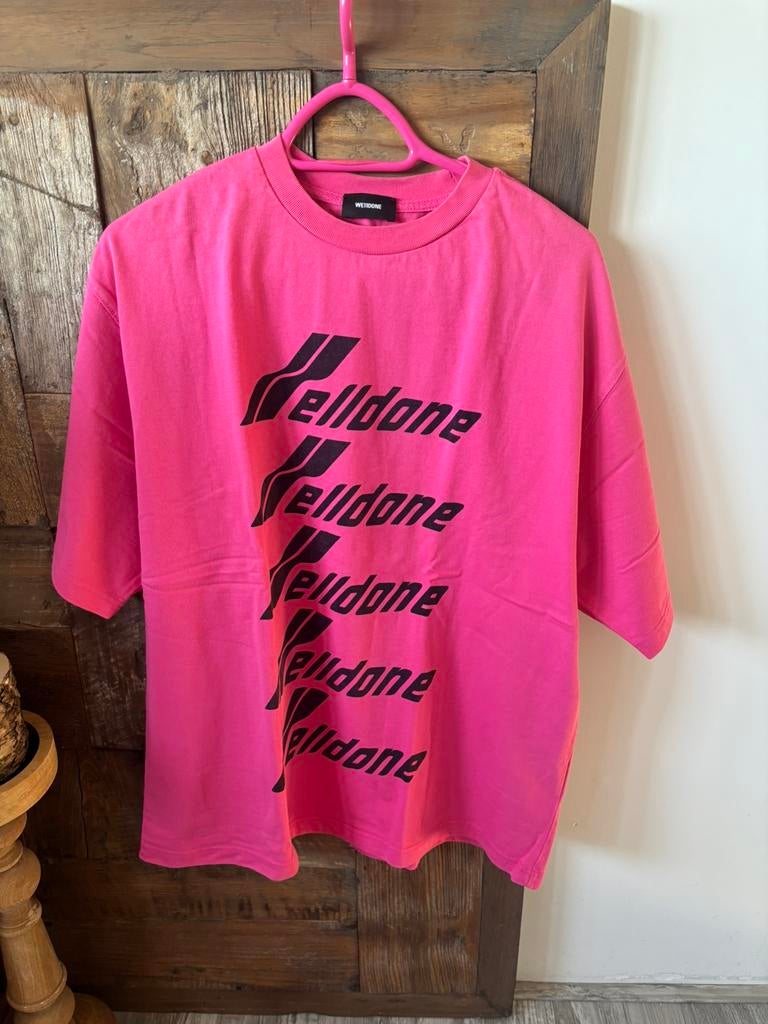 Oversized shirt We11done maat L, Ophalen of Verzenden, Zo goed als nieuw