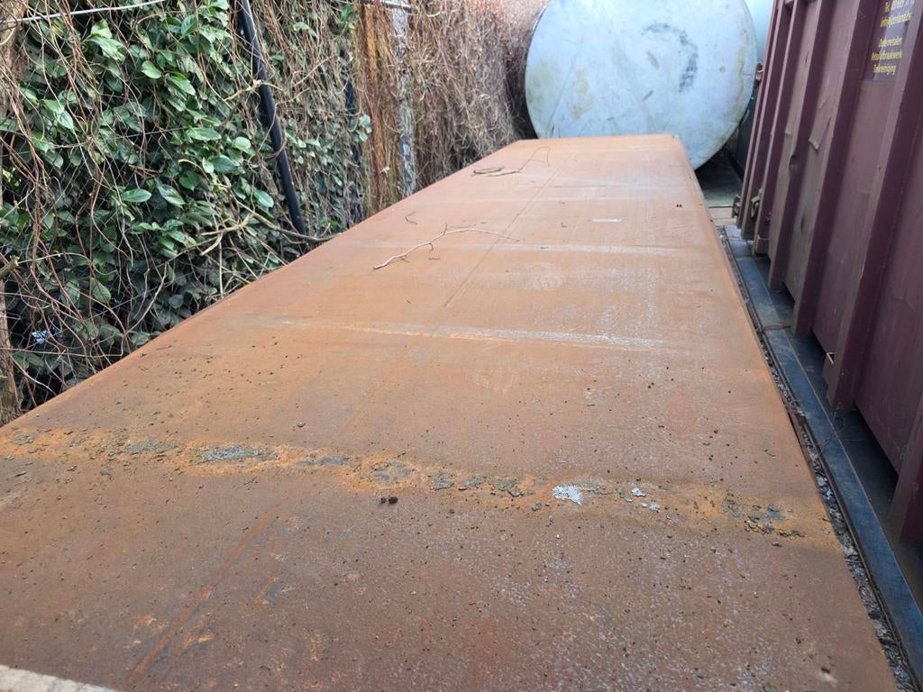 Stalen platen 6m x 1.5m x 12mm - Gebruikt, Ophalen of Verzenden