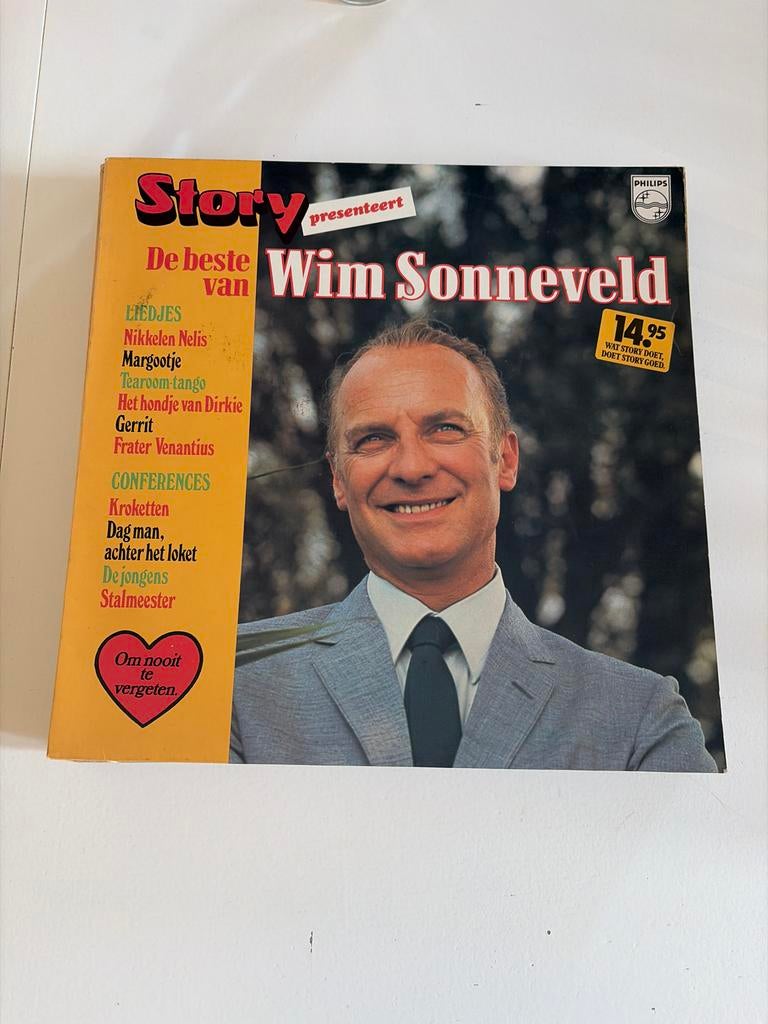 Wim Sonneveld - De Beste Van LP, Cd's en Dvd's, Vinyl | Nederlandstalig, Ophalen of Verzenden, Gebruikt, 12 inch, Levenslied of Smartlap