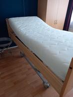 Hoog laag bed, Ophalen, Eenpersoons, Hout, Verstelbaar