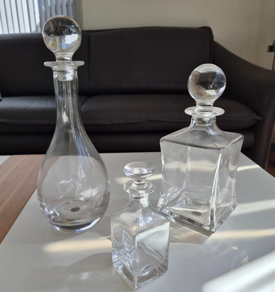 kristallen karaffen, Ophalen