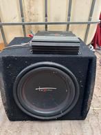 Caliber X Subwoofer met versterker, Auto diversen, Ophalen of Verzenden, Zo goed als nieuw