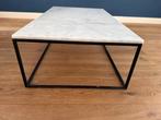 Design marmeren salontafel 120x70 cm – zwart staal – modern, Huis en Inrichting, Ophalen, 100 tot 150 cm, Overige materialen, 50 tot 100 cm