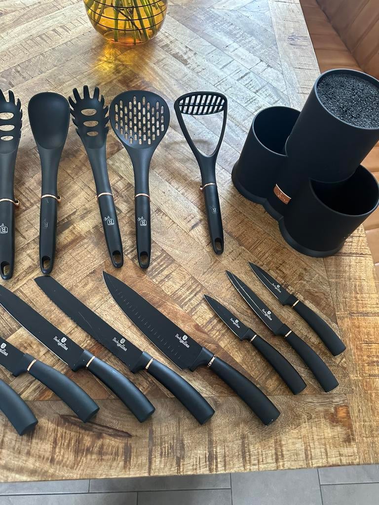 Berlinger Haus BH-6254 - Keukenset, Ophalen, Zo goed als nieuw, Rvs of Chroom