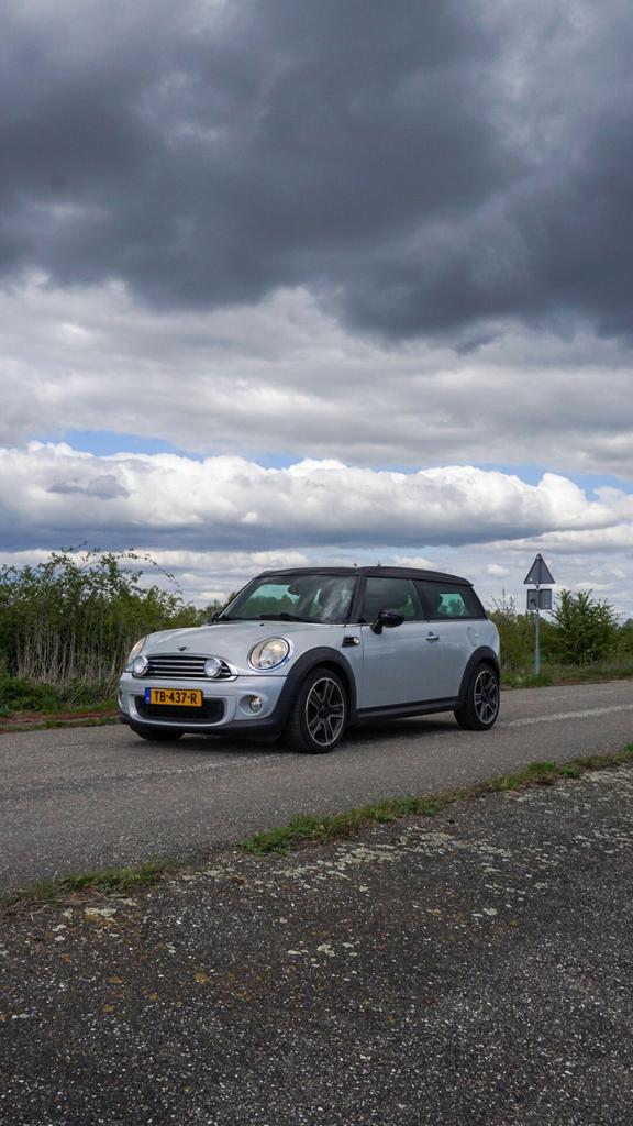 Mini Clubman 1.6 Cooper 2011 zilvergrijs, Auto's, Mini, Particulier, Airconditioning, Automatische klimaatregeling, Bluetooth